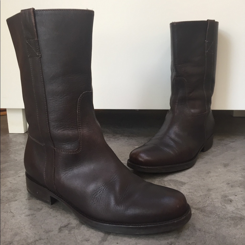 J. Crew Brewster Leather Boots 8.5